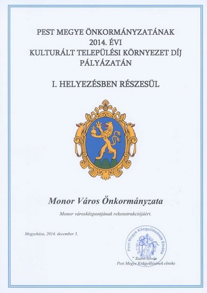 I. helyezs a vroskzpont rekonstrukcijrt